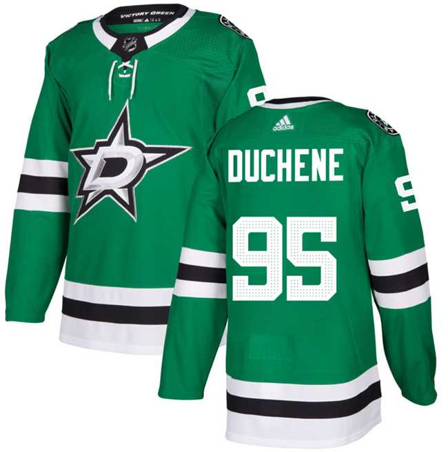 Mens Dallas Stars #95 Matt Duchene Green Stitched Jersey->dallas stars->NHL Jersey